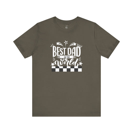Best Dad Ever Unisex Tee – “Because Legends Deserve Comfort.” | Perfect Father’s Day or Christmas Gift | Funny Dad Shirt | Casual Family Tee