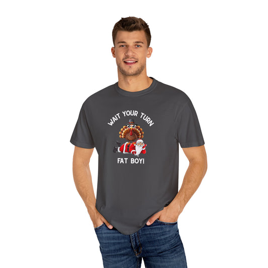 Funny Holiday T-Shirt | Thanksgiving Tee I Merry Christmas Tee | Humorous Unisex Graphic Top | Family Reunion Apparel