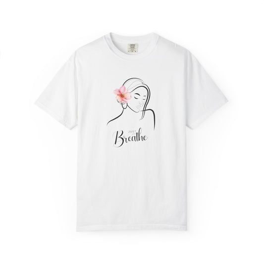 Just Breathe Graphic T-Shirt- Take a deep breath, relax, and wear your peace.