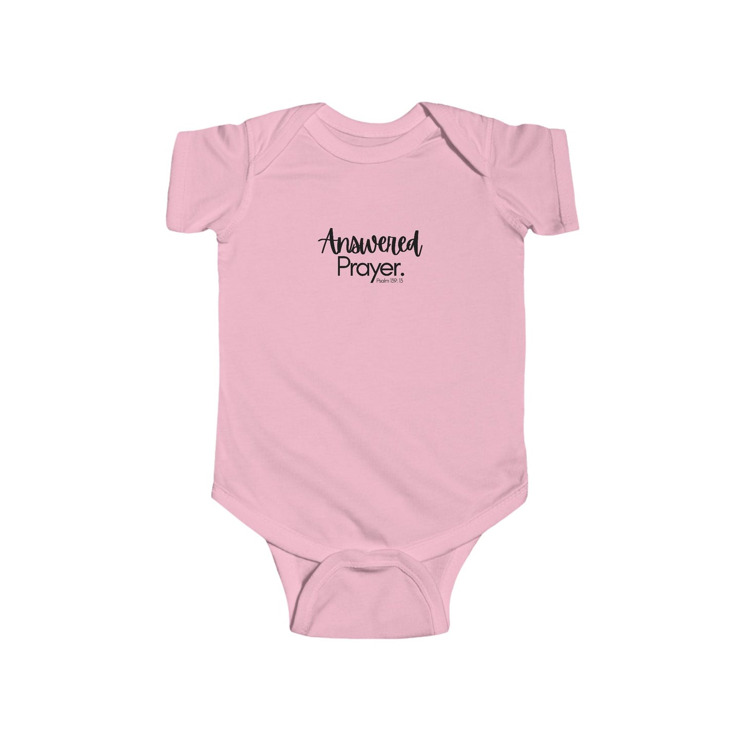 Answered Prayer Infant Bodysuit, Baby Shower Gift, Newborn Clothes, Christian Baby Outfit, Cute Infant Wear