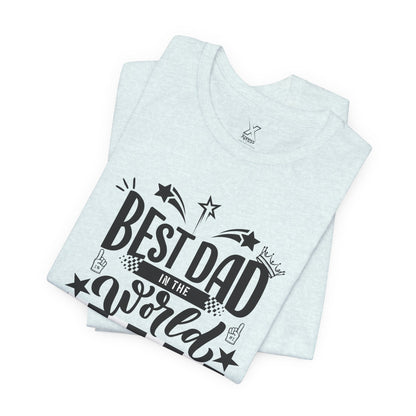 Best Dad Ever Unisex Tee – “Because Legends Deserve Comfort.” | Perfect Father’s Day or Christmas Gift | Funny Dad Shirt | Casual Family Tee