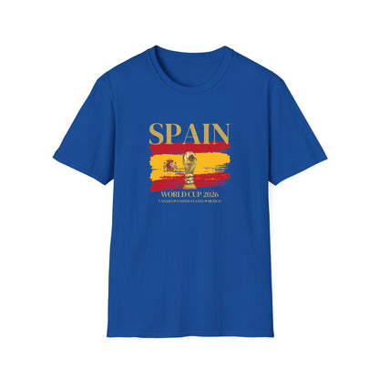Vamos España! Aupa Espainia! Glory Awaits For You! Cheer Loud And Strong with this Ultimate Spanish Football Fan T-shirt!  World Cup 2026 Here We Come!