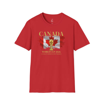 Celebrate Your Canadian Pride – with this Canada World Cup Unisex T-Shirt, Soccer Fan Apparel, Sports Tee, Gift for Football Lovers, 2026 Championship Shirt