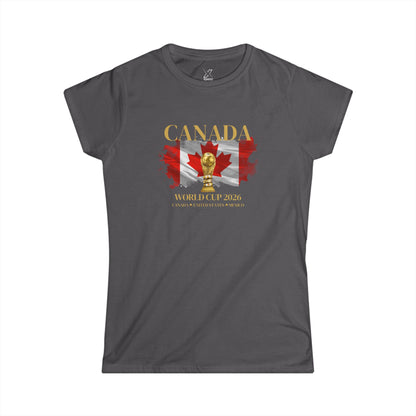 Canada!!! Show your Canadian pride with this flattering, feminine cut that’s perfect for cheering, watching with friends, or casual wear.