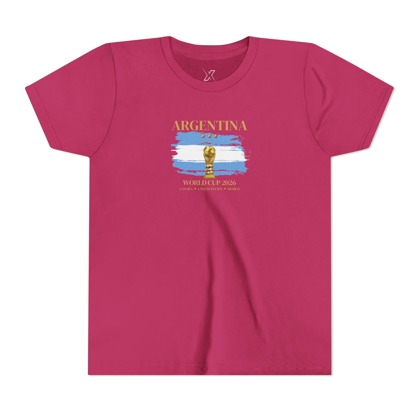 Vamos, Argentina! Let's Go! Your Kids Are Going To Love This Youth World Cup Tee! Great Gift For Birthdays, Sports Events, And, Of Course, The World Cup Festivities!