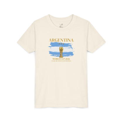 Vamos, Argentina! Let's Go! Your Kids Are Going To Love This Youth World Cup Tee! Great Gift For Birthdays, Sports Events, And, Of Course, The World Cup Festivities!
