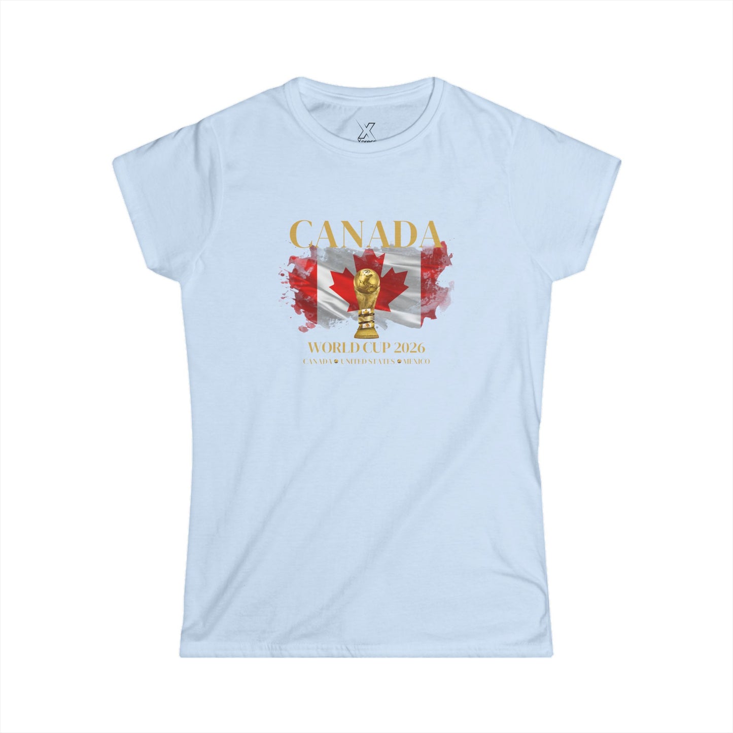 Canada!!! Show your Canadian pride with this flattering, feminine cut that’s perfect for cheering, watching with friends, or casual wear.