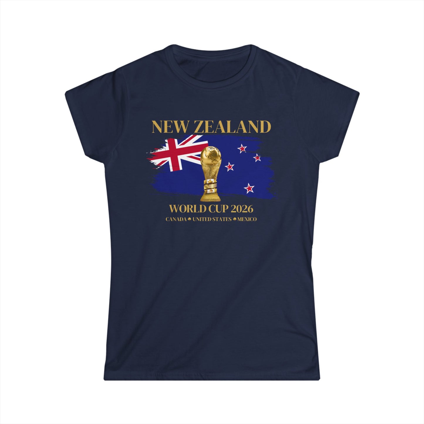New Zealand.  e T-Shirt, Soccer Fan Gift, Sports Apparel Women