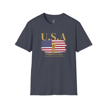 USA World Cup 2026 Fan Tee!. Show Your U.S.A Team Spirit in Style! Soccer Fan T-Shirt, Soft style Tee, Sports Apparel, Gift for Sports Lovers.