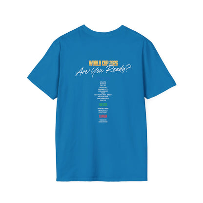 Canada, United States, and Mexico! This World Cup 2026 Is Louder Than Ever! Let's Make History With This Unisex Softstyle T-Shirt!  ALL PRICES INCLUDE SHIPPING WITHIN THE USA.