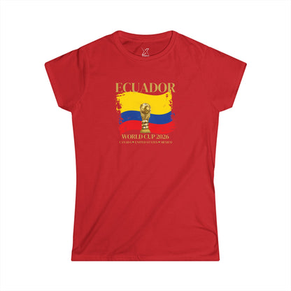 Vamos Ecuador!!!  Cheer your heart out!  Soccer Fan Gift, Sports Apparel Women, 2026 Shirt, Casual Sportswear
