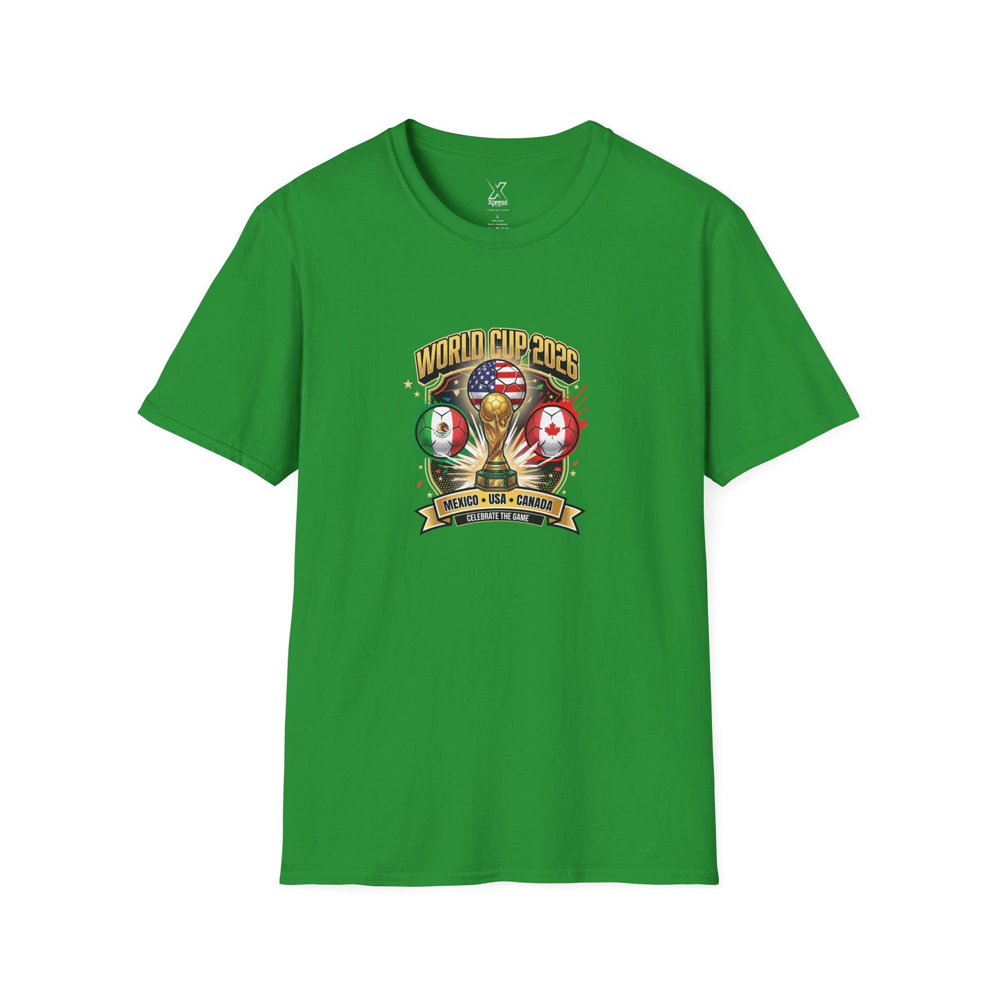 Canada, United States, and Mexico! This World Cup 2026 Is Louder Than Ever! Let's Make History With This Unisex Softstyle T-Shirt!  ALL PRICES INCLUDE SHIPPING WITHIN THE USA.