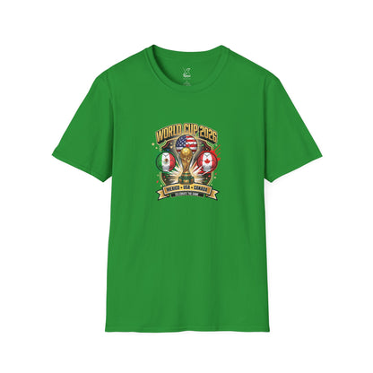 Canada, United States, and Mexico! This World Cup 2026 Is Louder Than Ever! Let's Make History With This Unisex Softstyle T-Shirt!  ALL PRICES INCLUDE SHIPPING WITHIN THE USA.