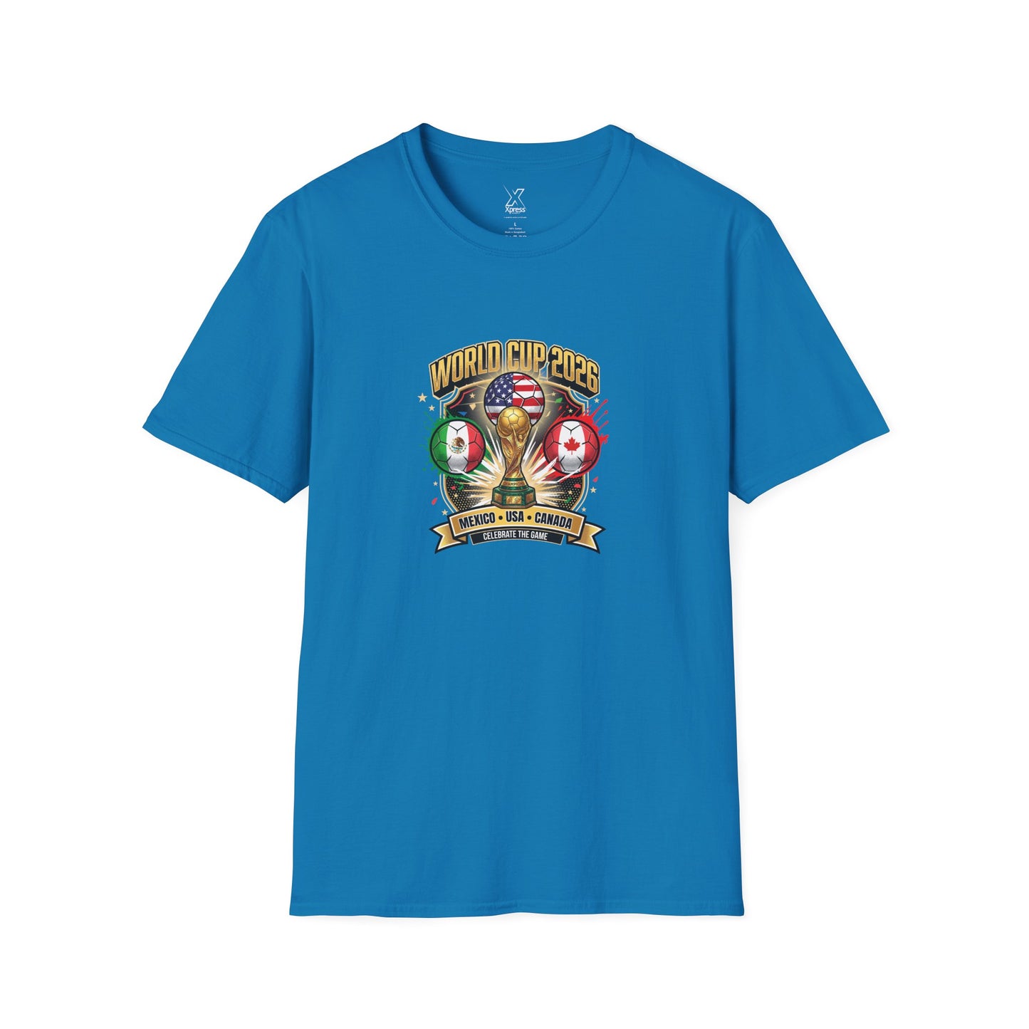 Canada, United States, and Mexico! This World Cup 2026 Is Louder Than Ever! Let's Make History With This Unisex Softstyle T-Shirt!  ALL PRICES INCLUDE SHIPPING WITHIN THE USA.