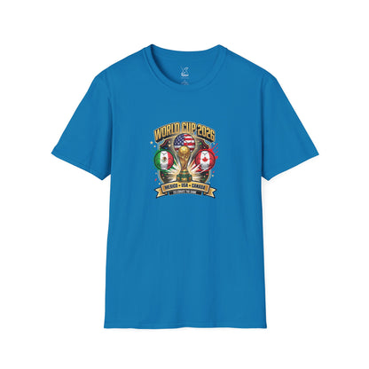 Canada, United States, and Mexico! This World Cup 2026 Is Louder Than Ever! Let's Make History With This Unisex Softstyle T-Shirt!  ALL PRICES INCLUDE SHIPPING WITHIN THE USA.