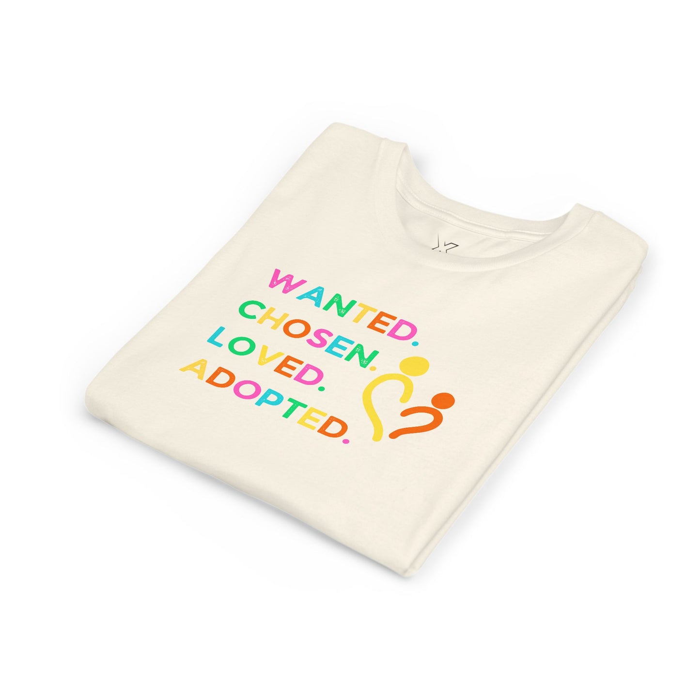 Youth Adoption Celebration Tee, Adopted Shirt, Kids Love Tee, Family Unity Apparel, Gifts for Kids, Positive Message Shirt