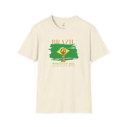 Ignite Your Brazilian Passion with this Brazil World Cup Unisex T-Shirt, Soccer Fan Apparel, Sports Tee, Gift for Football Lovers, 2026 Championship Shirt