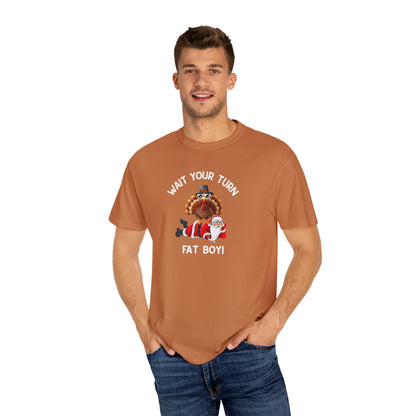 Funny Holiday T-Shirt | Thanksgiving Tee I Merry Christmas Tee | Humorous Unisex Graphic Top | Family Reunion Apparel