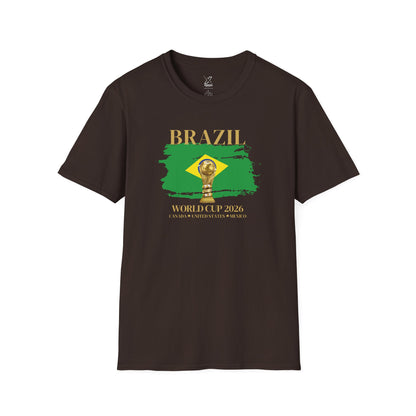 Ignite Your Brazilian Passion with this Brazil World Cup Unisex T-Shirt, Soccer Fan Apparel, Sports Tee, Gift for Football Lovers, 2026 Championship Shirt