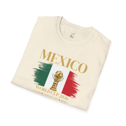 Vamos México! Gear Up for World Cup 2026 with the Ultimate Fan Tee! Show Your Mexican Pride in Style! Soccer Fan T-Shirt, Softstyle Tee, Sports Apparel, Gift for Sports Lovers.