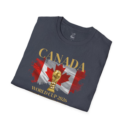 Celebrate Your Canadian Pride – with this Canada World Cup Unisex T-Shirt, Soccer Fan Apparel, Sports Tee, Gift for Football Lovers, 2026 Championship Shirt