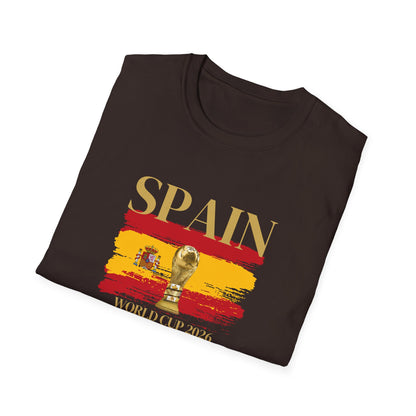 Vamos España! Aupa Espainia! Glory Awaits For You! Cheer Loud And Strong with this Ultimate Spanish Football Fan T-shirt!  World Cup 2026 Here We Come!