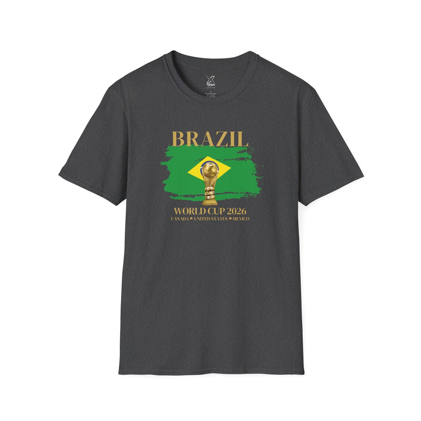 Ignite Your Brazilian Passion with this Brazil World Cup Unisex T-Shirt, Soccer Fan Apparel, Sports Tee, Gift for Football Lovers, 2026 Championship Shirt