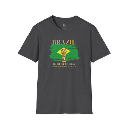 Ignite Your Brazilian Passion with this Brazil World Cup Unisex T-Shirt, Soccer Fan Apparel, Sports Tee, Gift for Football Lovers, 2026 Championship Shirt