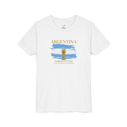 Vamos, Argentina! Let's Go! Your Kids Are Going To Love This Youth World Cup Tee! Great Gift For Birthdays, Sports Events, And, Of Course, The World Cup Festivities!