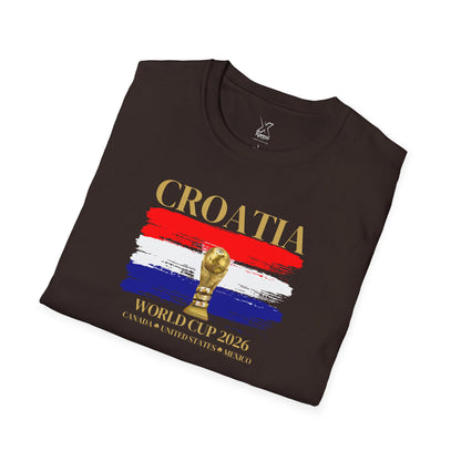 Game On, Croatia! The Ultimate Football Fan T-shirt! World Cup 2026 Here We Come!