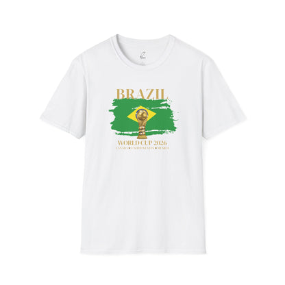 Ignite Your Brazilian Passion with this Brazil World Cup Unisex T-Shirt, Soccer Fan Apparel, Sports Tee, Gift for Football Lovers, 2026 Championship Shirt