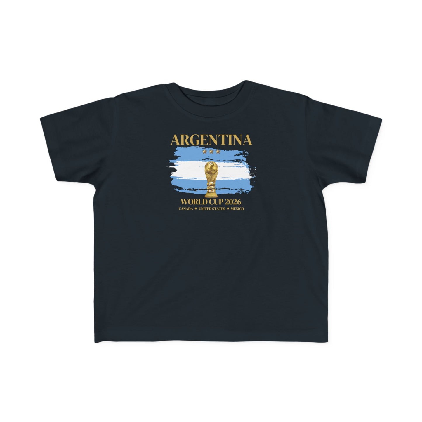 Toddler World Cup Tee, Kids Soccer Shirt, Argentina Fans Gift, Sports Toddler Outfit, Unisex Toddler Short Sleeve, Fine Jersey Tee