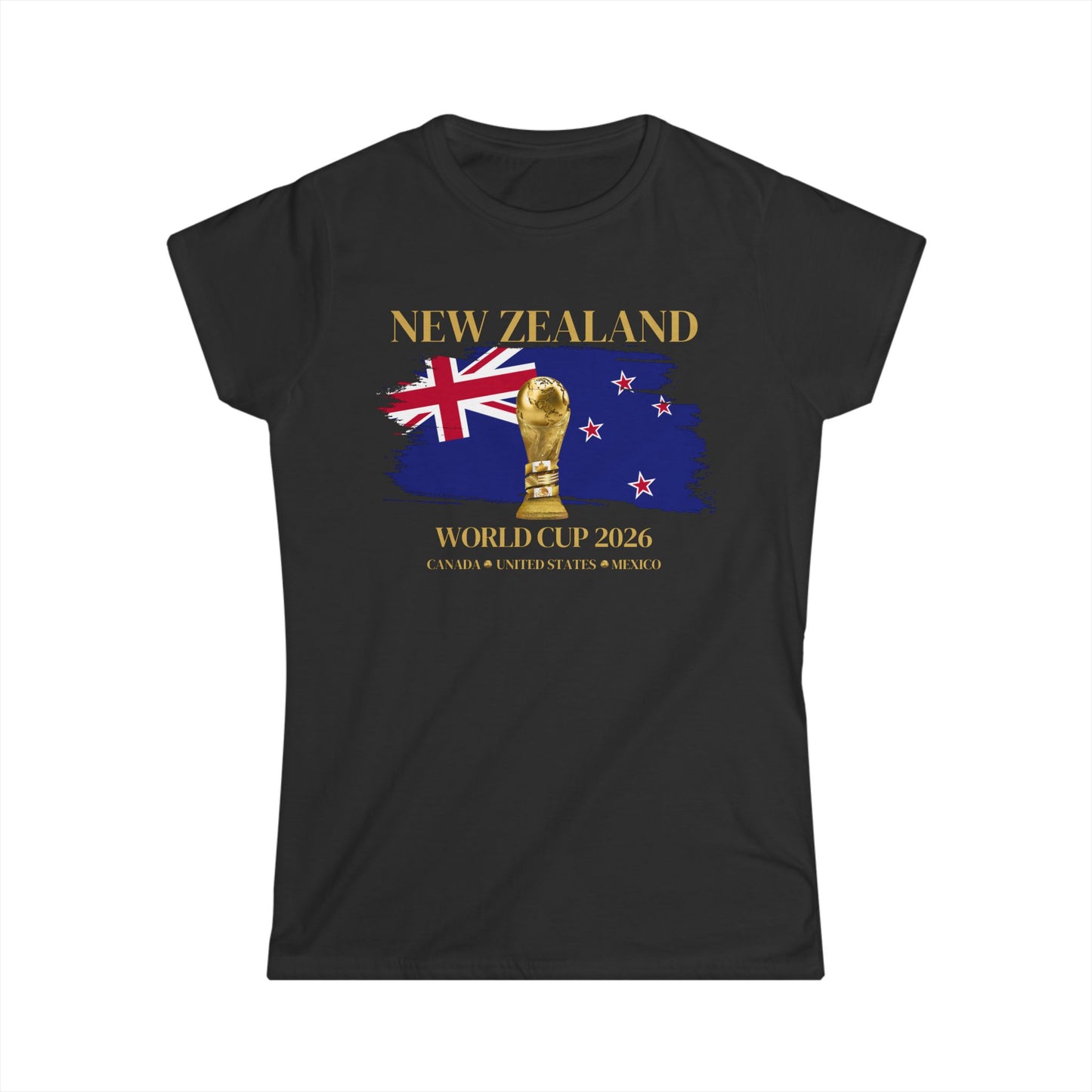 New Zealand.  e T-Shirt, Soccer Fan Gift, Sports Apparel Women