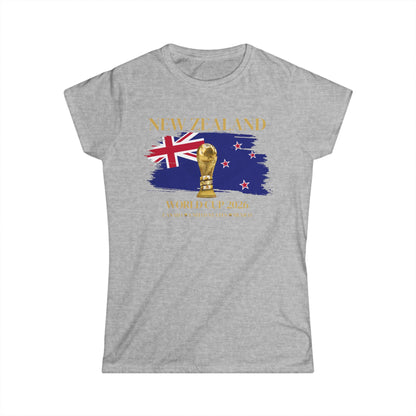New Zealand.  e T-Shirt, Soccer Fan Gift, Sports Apparel Women