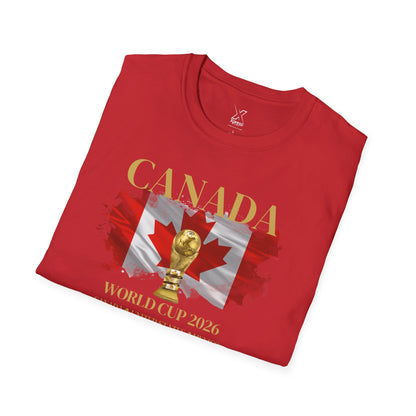 Celebrate Your Canadian Pride – with this Canada World Cup Unisex T-Shirt, Soccer Fan Apparel, Sports Tee, Gift for Football Lovers, 2026 Championship Shirt
