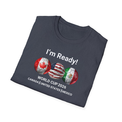 Canada, United States, and Mexico! This World Cup 2026 Is Louder Than Ever! Let's Make History With This Unisex Softstyle T-Shirt!