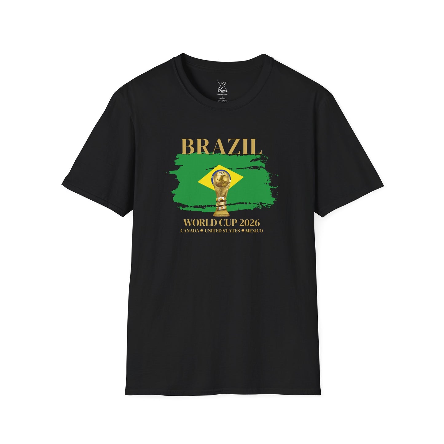 Ignite Your Brazilian Passion with this Brazil World Cup Unisex T-Shirt, Soccer Fan Apparel, Sports Tee, Gift for Football Lovers, 2026 Championship Shirt