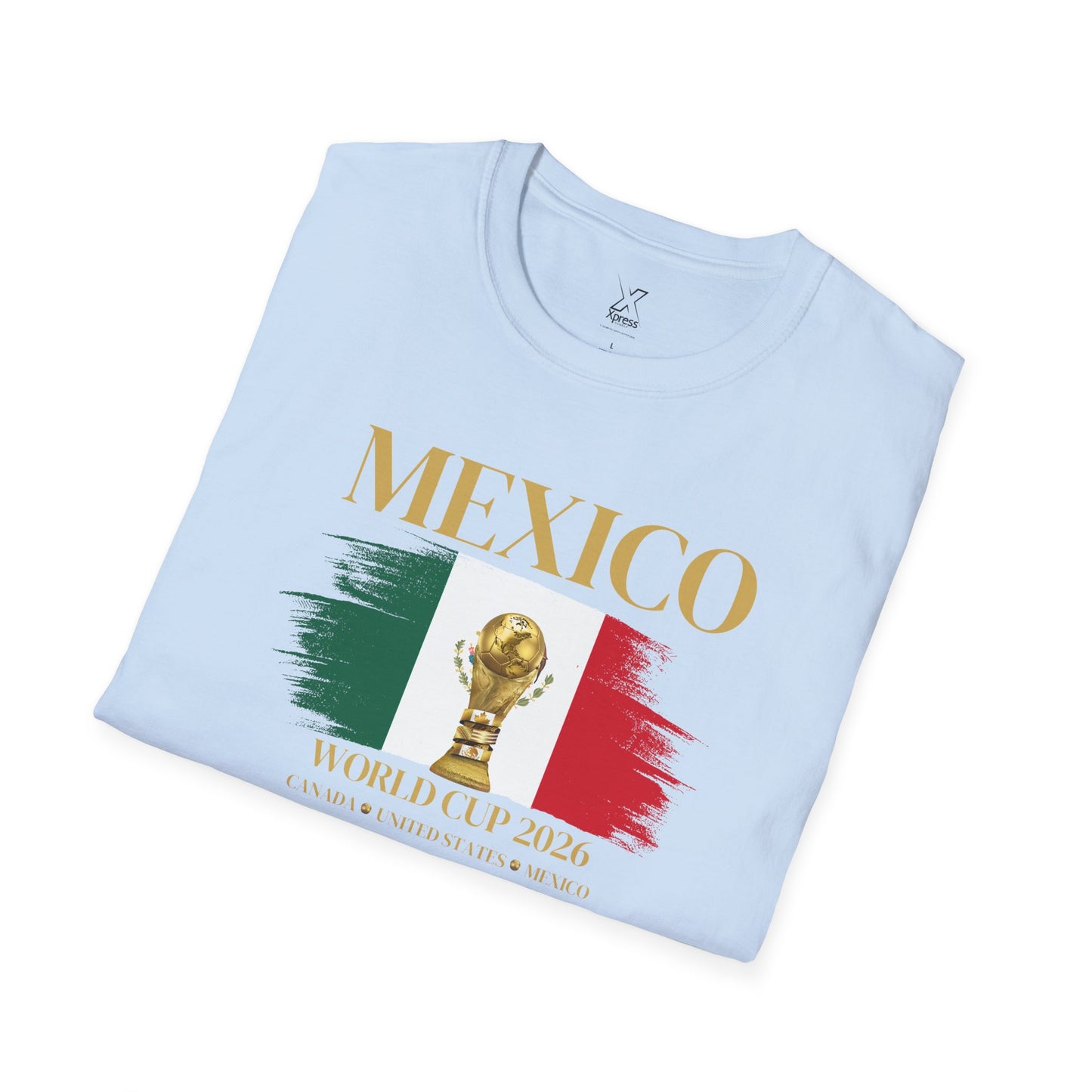 Vamos México! Gear Up for World Cup 2026 with the Ultimate Fan Tee! Show Your Mexican Pride in Style! Soccer Fan T-Shirt, Softstyle Tee, Sports Apparel, Gift for Sports Lovers.