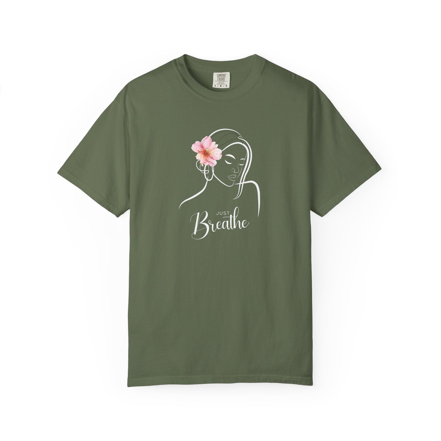 Just Breathe Graphic T-Shirt- Take a deep breath, relax, and wear your peace.
