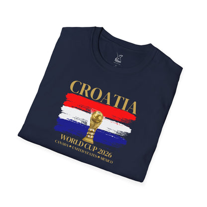 Game On, Croatia! The Ultimate Football Fan T-shirt! World Cup 2026 Here We Come!