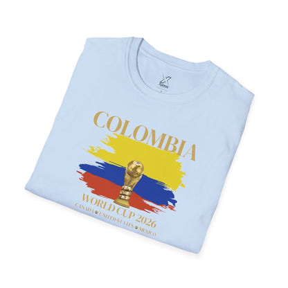 Show Off Your Colombian Pride! The Ultimate Football Fan T-shirt! World Cup 2026 Here We Come!