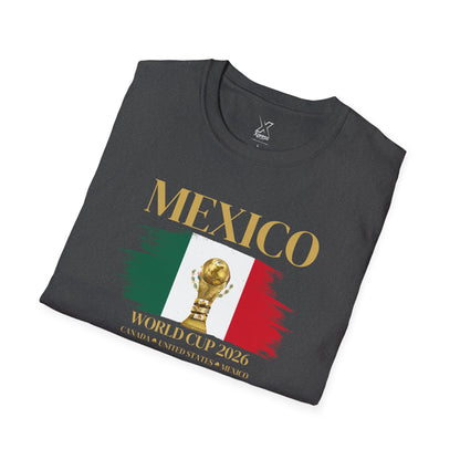 Vamos México! Gear Up for World Cup 2026 with the Ultimate Fan Tee! Show Your Mexican Pride in Style! Soccer Fan T-Shirt, Softstyle Tee, Sports Apparel, Gift for Sports Lovers.