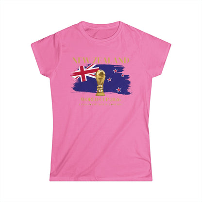 New Zealand.  e T-Shirt, Soccer Fan Gift, Sports Apparel Women