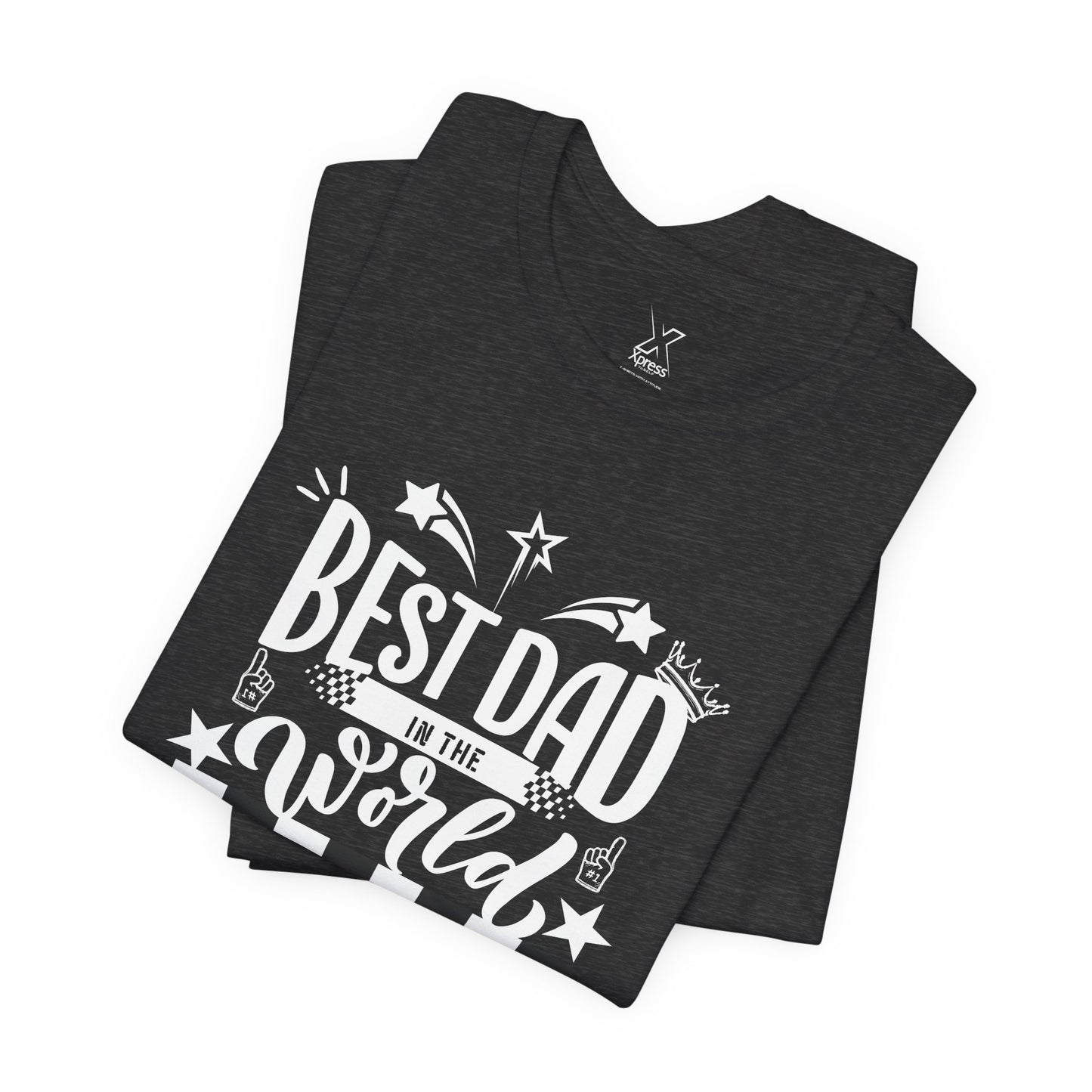 Best Dad Ever Unisex Tee – “Because Legends Deserve Comfort.” | Perfect Father’s Day or Christmas Gift | Funny Dad Shirt | Casual Family Tee