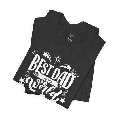 Best Dad Ever Unisex Tee – “Because Legends Deserve Comfort.” | Perfect Father’s Day or Christmas Gift | Funny Dad Shirt | Casual Family Tee