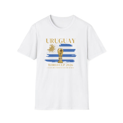 Vamos Uruguay! Por Honor. Por Gloria. For Uruguay! Unleash Your Celeste Spirit with this Ultimate Uruguay Fan T-Shirt for World Cup 2026!