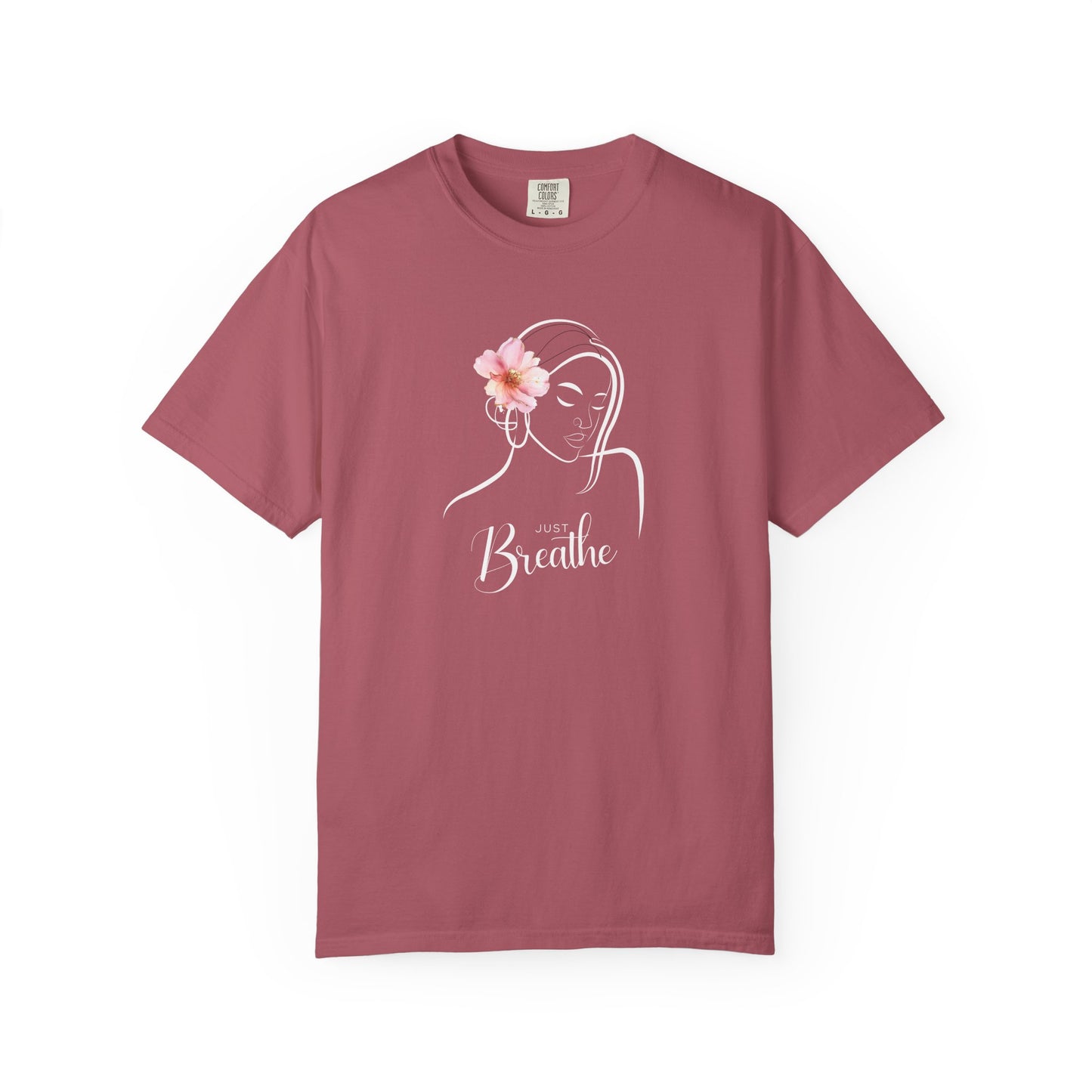 Just Breathe Graphic T-Shirt- Take a deep breath, relax, and wear your peace.