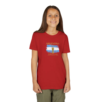 Vamos, Argentina! Let's Go! Your Kids Are Going To Love This Youth World Cup Tee! Great Gift For Birthdays, Sports Events, And, Of Course, The World Cup Festivities!