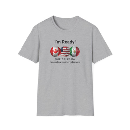 Canada, United States, and Mexico! This World Cup 2026 Is Louder Than Ever! Let's Make History With This Unisex Softstyle T-Shirt!