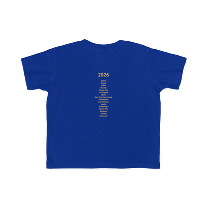 Toddler World Cup Tee, Kids Soccer Shirt, Argentina Fans Gift, Sports Toddler Outfit, Unisex Toddler Short Sleeve, Fine Jersey Tee